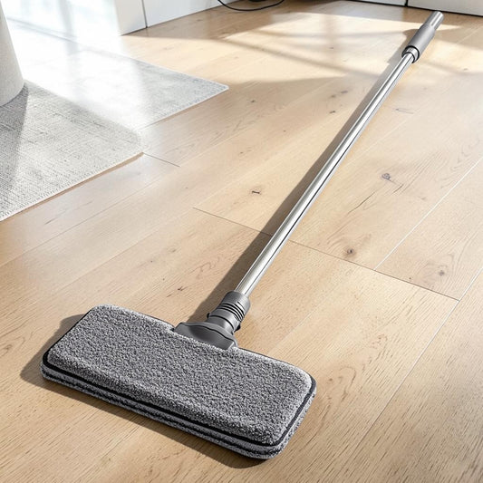 Modun 15" Large Flat Mop for Floor Cleaning - Hands-Free Squeeze Mechanism - 360 Degree Swivel Head - Professional Microfiber Mop for Hardwood, Tile & Laminate